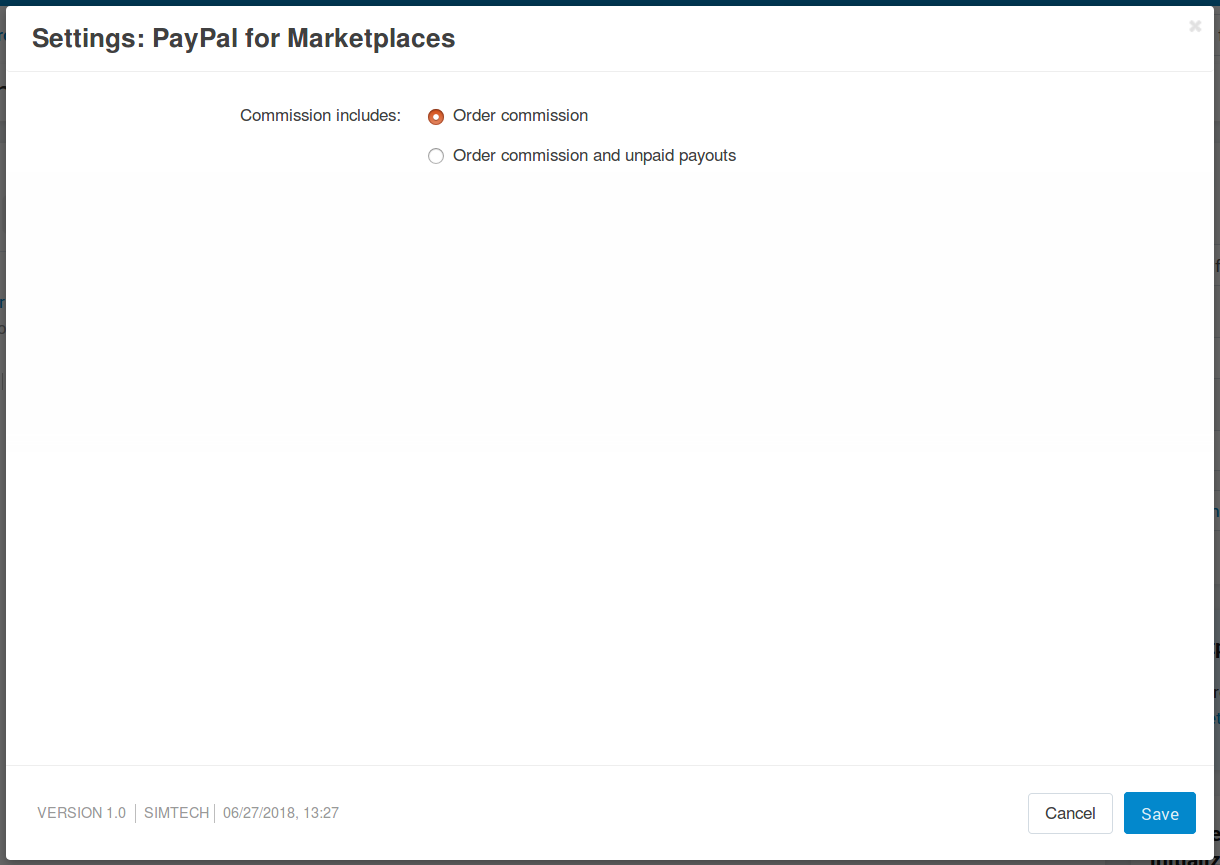 Οι ρυθμίσεις του πρόσθετου PayPal for Marketplaces.